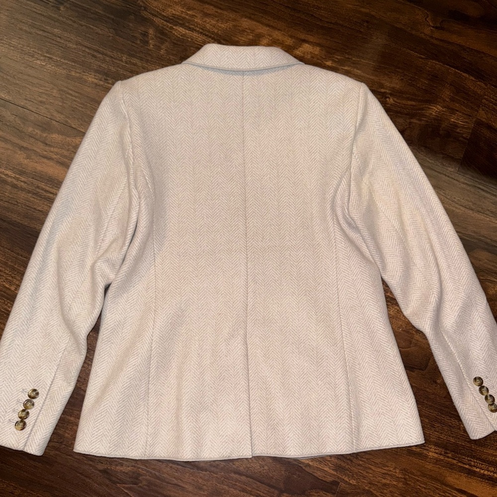 Ann Taylor Tan Blazer - Size 4P - Picture 4 of 8